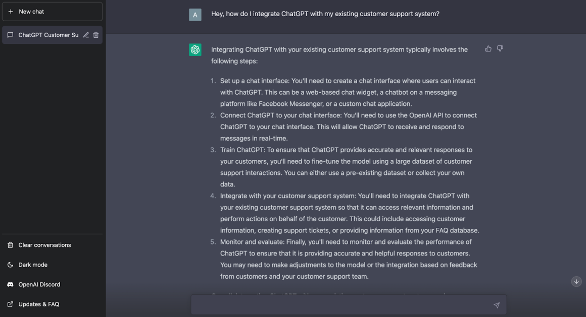 The complete guide to using ChatGPT for customer service 43