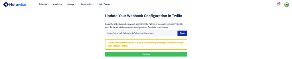 Helpwise Whatsapp Inbox
