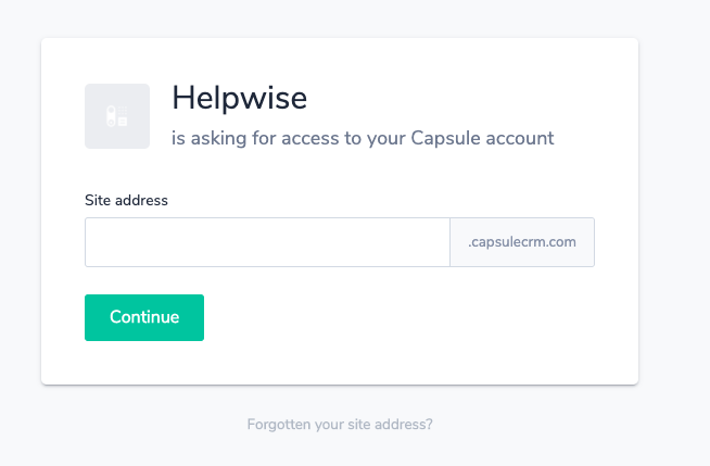 capsule crm integration helpwise