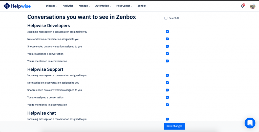 Configuring your Zenbox