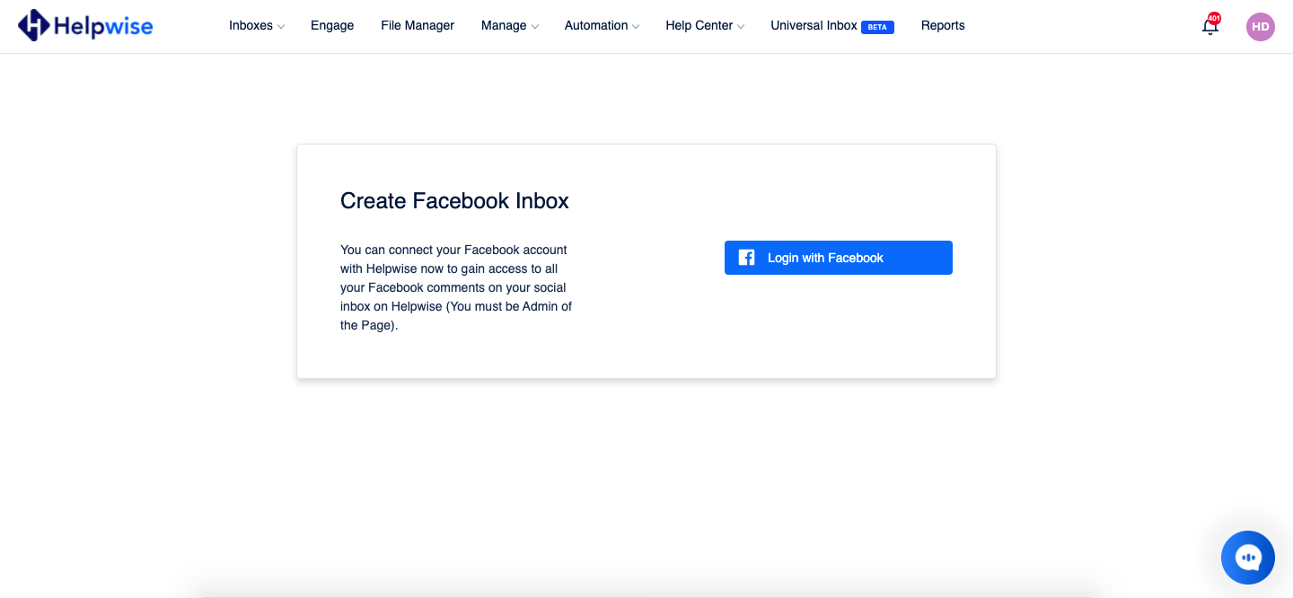 Facebook Comments Inbox