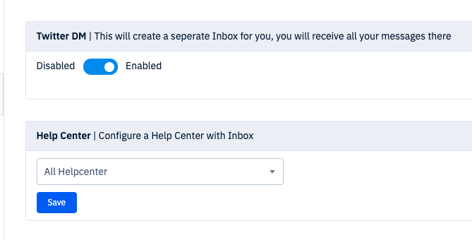 enable twitter dm shared inbox Helpwise