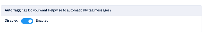 Auto Tagging