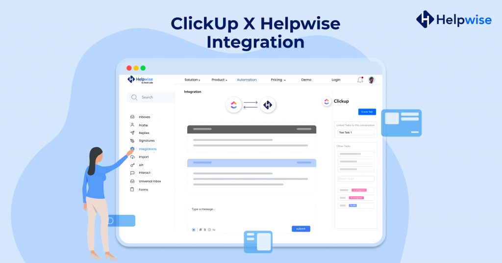 Quickly Skim Through Tasks And Conversations With ClickUp Integration!